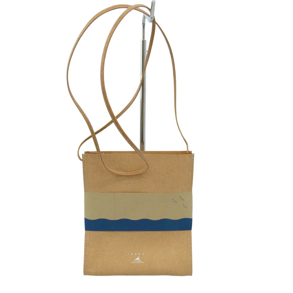 DESCENDANT ディセンダント 25SS 251NTDS-CG01 DROP OFF BAG ドロップオフ ショルダーバッグ ベージュ系【極上美品】【中古】