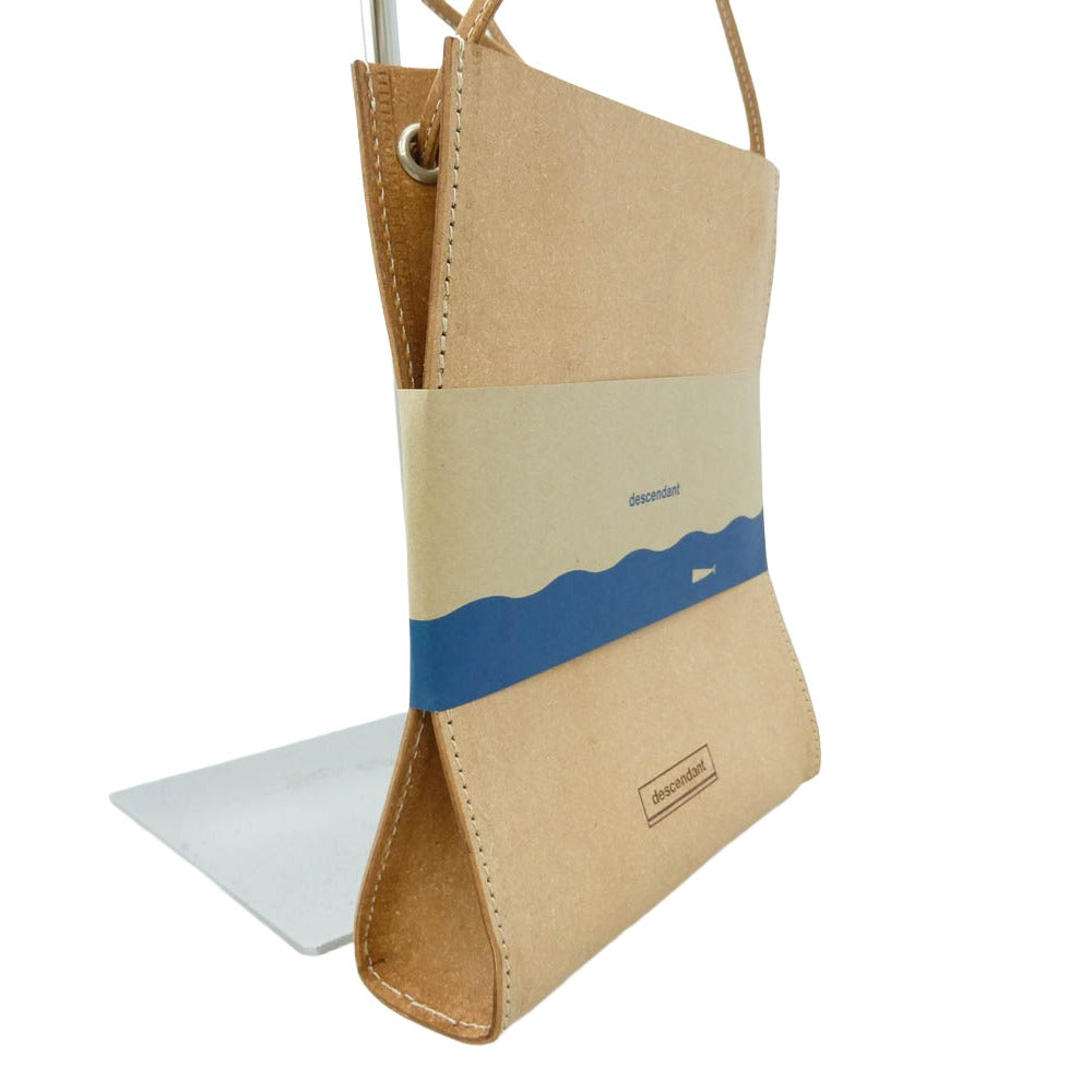 DESCENDANT ディセンダント 25SS 251NTDS-CG01 DROP OFF BAG ドロップオフ ショルダーバッグ ベージュ系【極上美品】【中古】