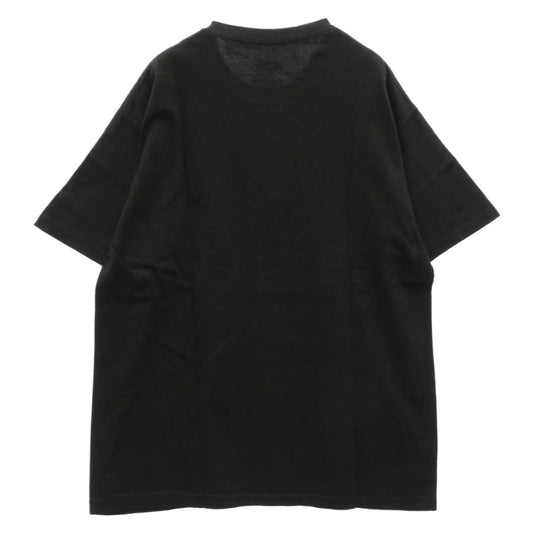 PORKCHOP ポークチョップ MASSES マシス 25SS x MASSES マシス T-SHIRT BEAR ベア プリント 半袖 Tシャツ ブラック系 L【極上美品】【中古】