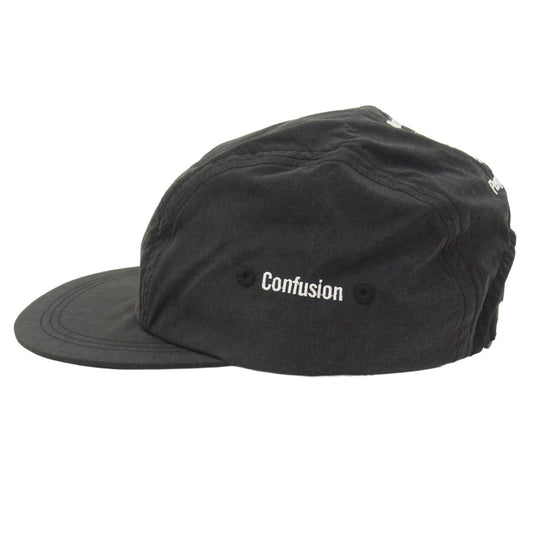 WTAPS ダブルタップス 24SS 241HCDT-HT11 T-5 02 Cap Nylon. Ripstop. Sign ロゴ刺繍 リップストップ ナイロン キャップ 帽子 ブラック系 X00【極上美品】【中古】