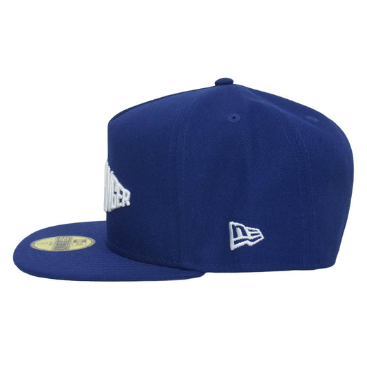 CHALLENGER チャレンジャー NEW ERA ニューエラ x NEW ERA ニューエラ 59Fifty Logo Cap ロゴ ベースボールキャップ 帽子 ブルー系 7 1/2【美品】【中古】