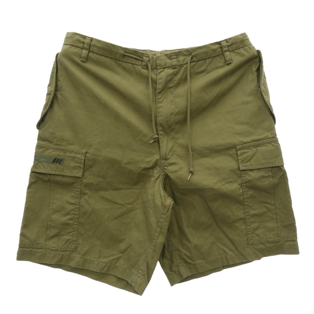 WTAPS ダブルタップス 23SS 231WVDT-PTM06 MILS0001 SHORTS NYCO. OXFORD 6ポケット ドローコード ハーフ ショート パンツ ショーツ カーキ系 03【中古】