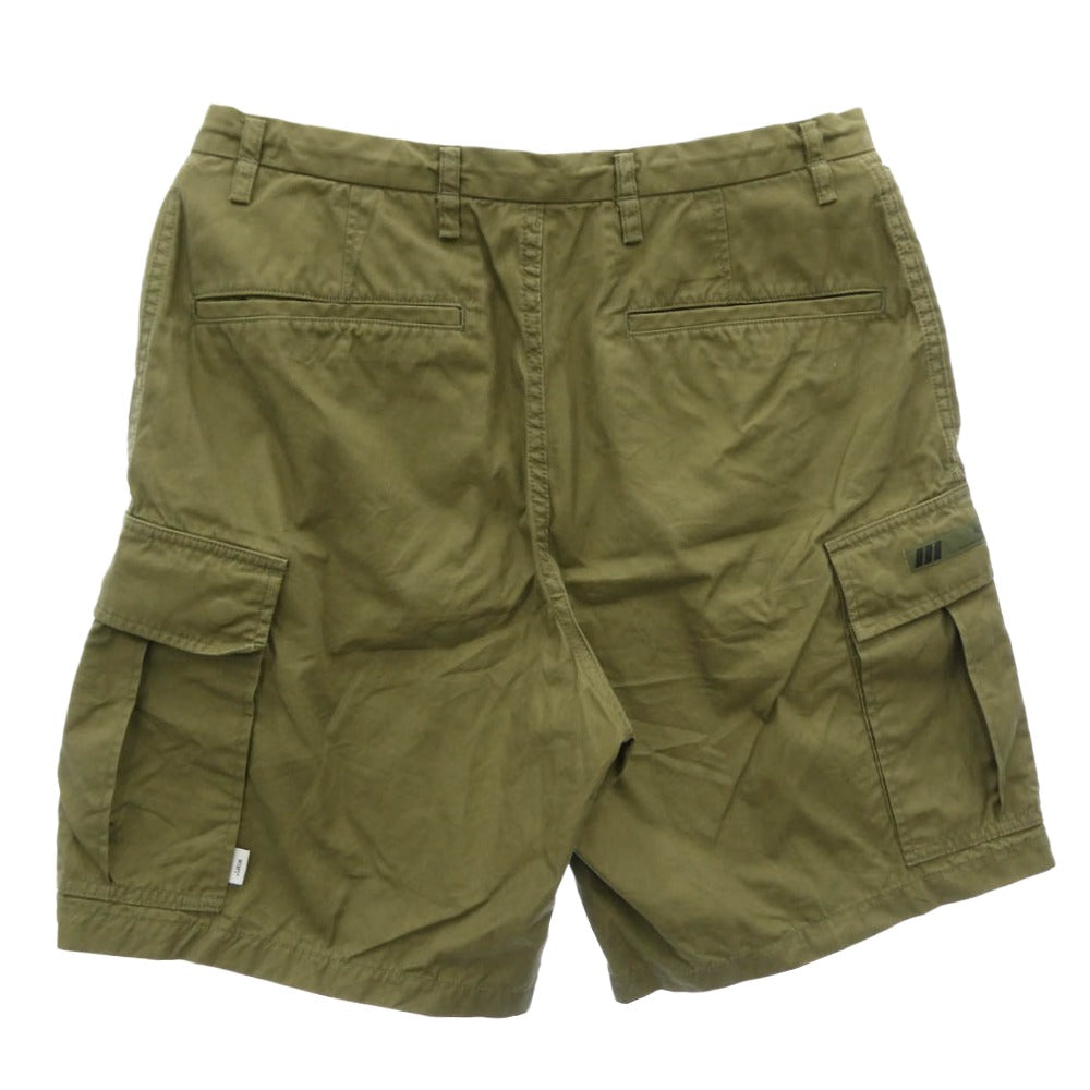 WTAPS ダブルタップス 23SS 231WVDT-PTM06 MILS0001 SHORTS NYCO. OXFORD 6ポケット ドローコード ハーフ ショート パンツ ショーツ カーキ系 03【中古】