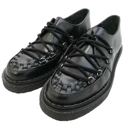 uniform experiment ユニフォームエクスペリメント GEORGE COX ジョージコックス UE-252081 x GEORGE COX ジョージコックス Tie-Down Hatton タイダウン ハットン レザー ドレスシューズ ブラック系 28cm【極上美品】【中古】