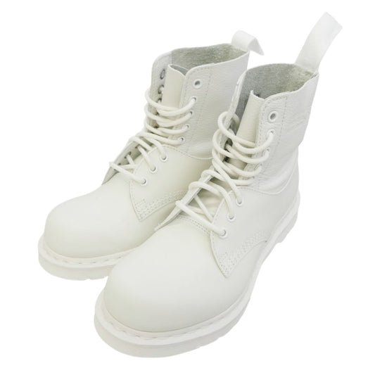 MAISON MARGIELA メゾンマルジェラ Dr.Martens ドクターマーチン SH3WU0013 MM6 エムエムシックス x DR MARTENS ドクターマーチン NO STEEL TOE ノースチールトゥー ブーツ ホワイト系 39【新古品】【未使用】【中古】