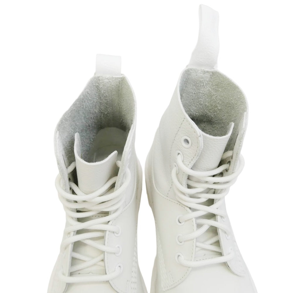 MAISON MARGIELA メゾンマルジェラ Dr.Martens ドクターマーチン SH3WU0013 MM6 エムエムシックス x DR MARTENS ドクターマーチン NO STEEL TOE ノースチールトゥー ブーツ ホワイト系 39【新古品】【未使用】【中古】