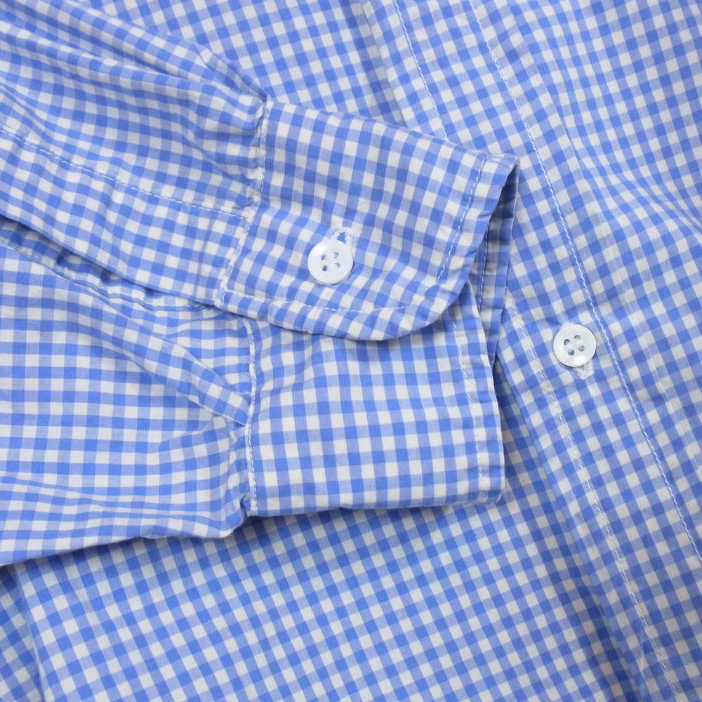ヘリル 26SS 26-050-HL-8040-10 Broad Workshirt ボード ワーク 長袖 シャツ ライトブルー系 4【新古品】【未使用】【中古】