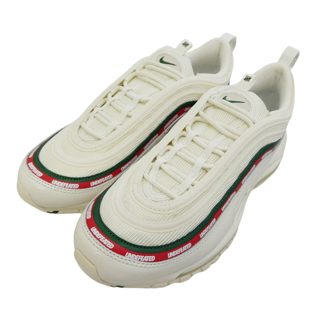 NIKE ナイキ UNDEFEATED アンディフィーテッド AJ1986-100 ×UNDEFEATED アンディフィーテッド Air Max 97 OG エアマックス ローカット スニーカー ホワイト系 27cm【中古】