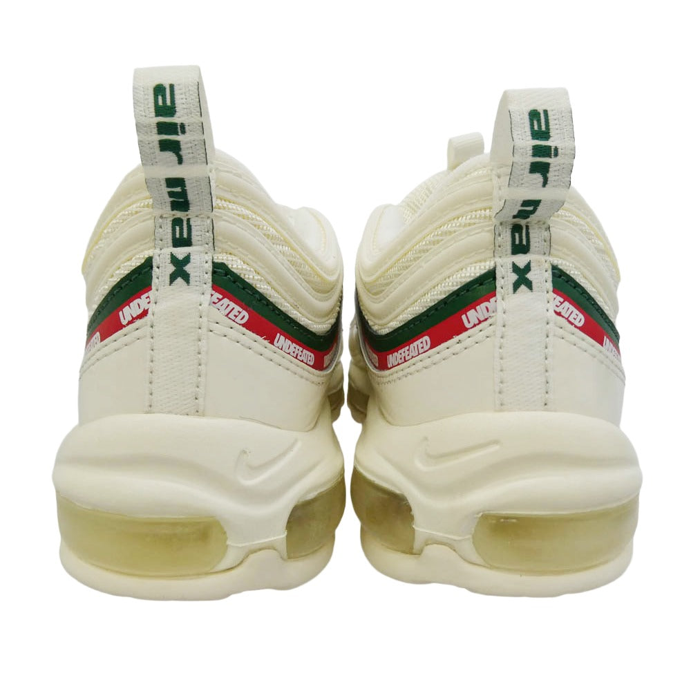 NIKE ナイキ UNDEFEATED アンディフィーテッド AJ1986-100 ×UNDEFEATED アンディフィーテッド Air Max 97 OG エアマックス ローカット スニーカー ホワイト系 27cm【中古】