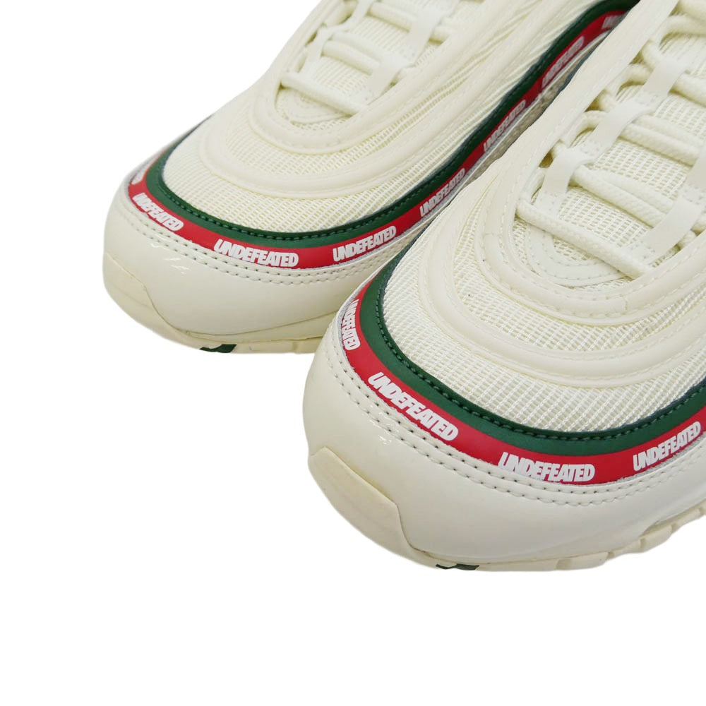 NIKE ナイキ UNDEFEATED アンディフィーテッド AJ1986-100 ×UNDEFEATED アンディフィーテッド Air Max 97 OG エアマックス ローカット スニーカー ホワイト系 27cm【中古】