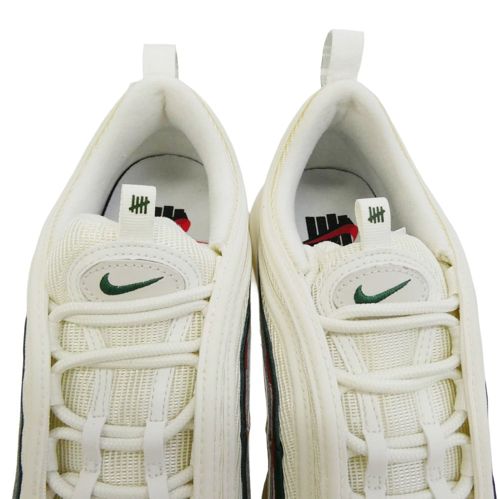 NIKE ナイキ UNDEFEATED アンディフィーテッド AJ1986-100 ×UNDEFEATED アンディフィーテッド Air Max 97 OG エアマックス ローカット スニーカー ホワイト系 27cm【中古】