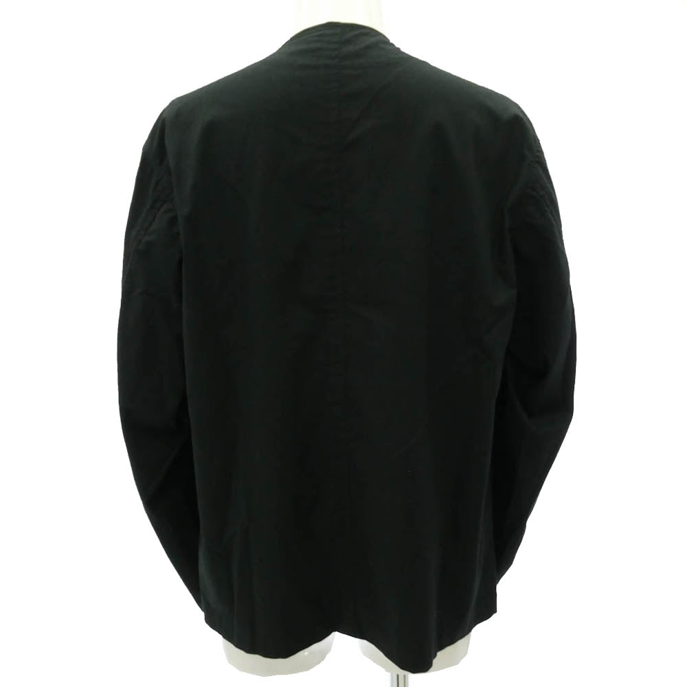 ブレナ collarless jacket ノーカラー カラーレス ジャケット ブラック系 44【中古】