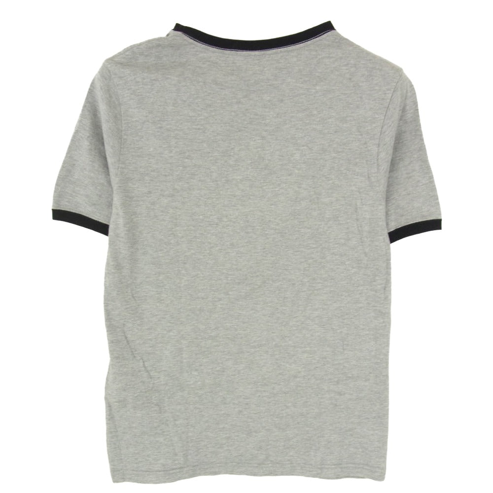 RUDE GALLERY BLACK REBEL ルードギャラリーブラックレーベル Out on the Weekend リンガー 半袖 Tシャツ グレー系 サイズ表記無【中古】