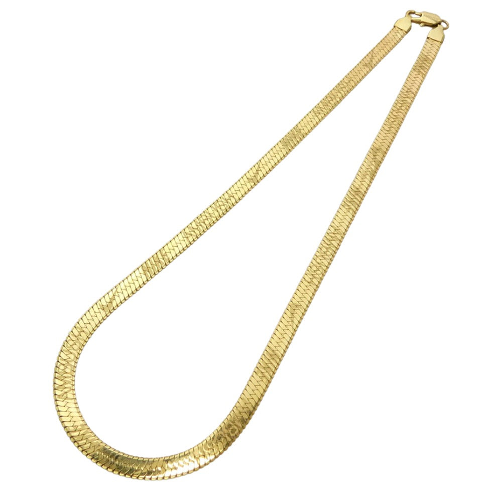 NIKE ナイキ AMBUSH アンブッシュ × AMBUSH アンブッシュ SHORT NECKLACE ヘリンボーン チェーン ネックレス ゴールド系【中古】