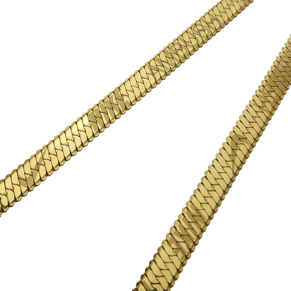 NIKE ナイキ AMBUSH アンブッシュ × AMBUSH アンブッシュ SHORT NECKLACE ヘリンボーン チェーン ネックレス ゴールド系【中古】