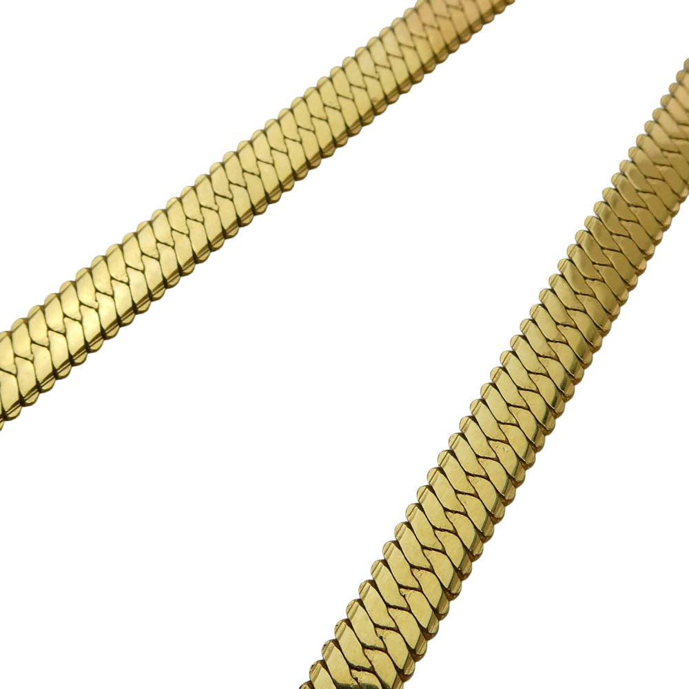 NIKE ナイキ AMBUSH アンブッシュ × AMBUSH アンブッシュ SHORT NECKLACE ヘリンボーン チェーン ネックレス ゴールド系【中古】