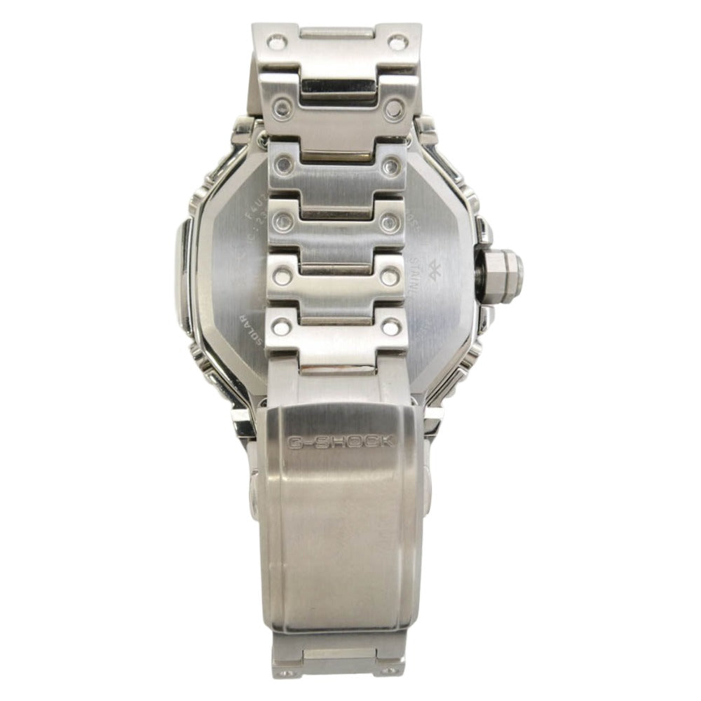 CASIO G-SHOCK カシオ ジーショック GMC-B2100D-1AJF GMC-B2100 SERIES フルメタル ソーラー クォーツ 黒文字盤 ステンレススチール 腕時計 シルバー系 グレー系【中古】