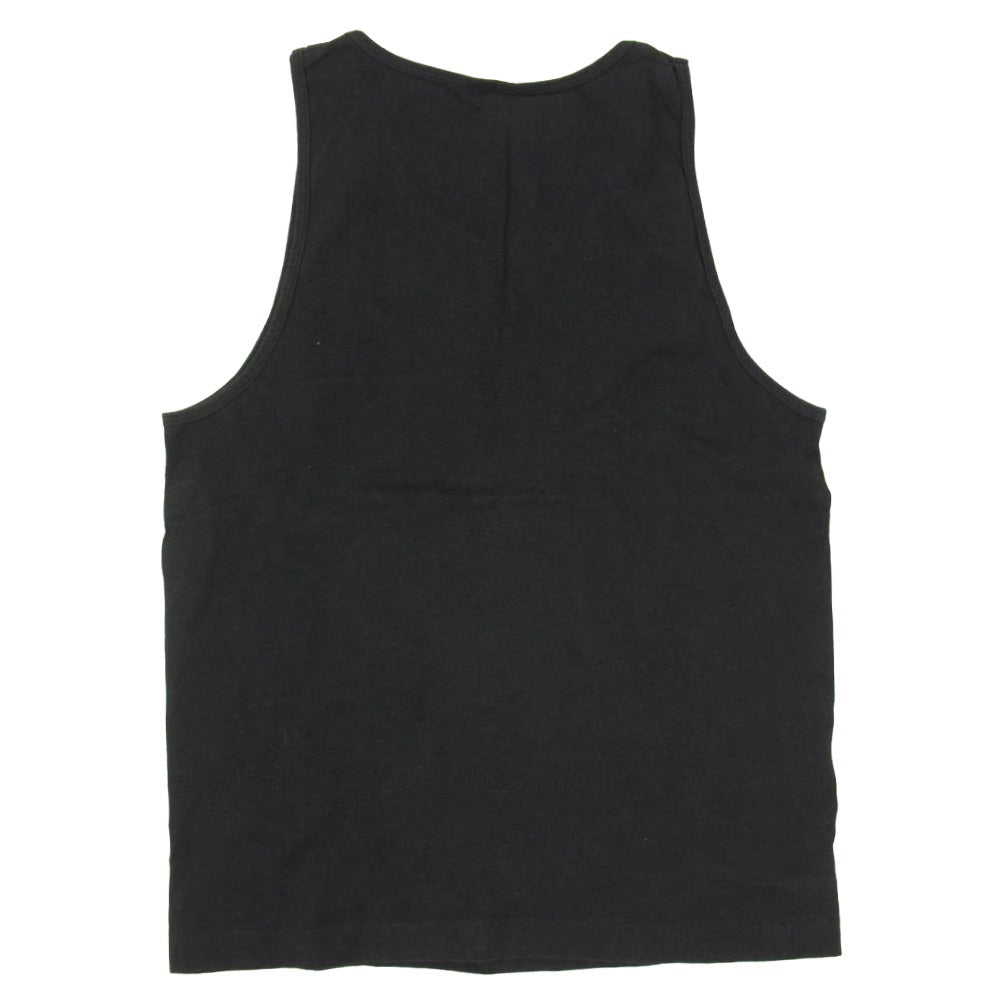 STUSSY ステューシー 90s 00s USA製 シャドーマン プリント タンクトップ ブラック系 S【中古】