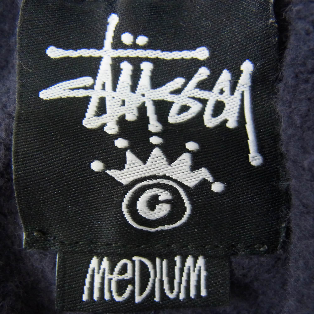 STUSSY ステューシー オールド クラウンタグ スカル プリント ショーツ ネイビー系 M【中古】