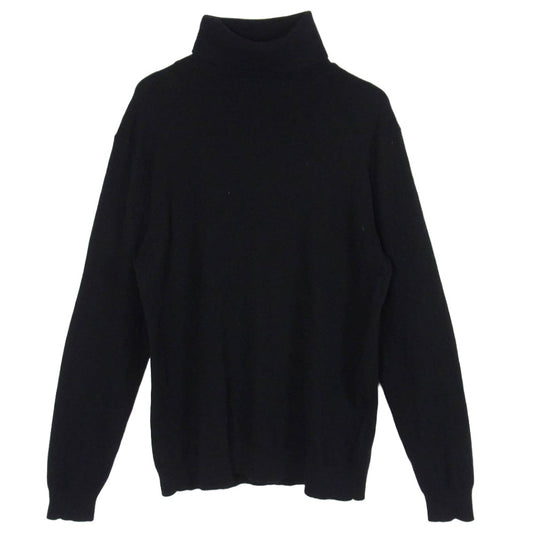 theory セオリー 02-9301709 VILASS CASHMERE3 カシミヤ100％ タートルネック セーター ニット ブラック系 M【中古】