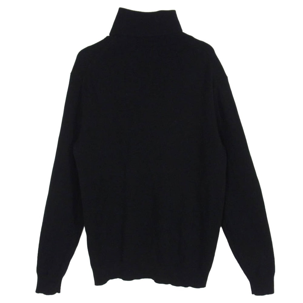 theory セオリー 02-9301709 VILASS CASHMERE3 カシミヤ100％ タートルネック セーター ニット ブラック系 M【中古】