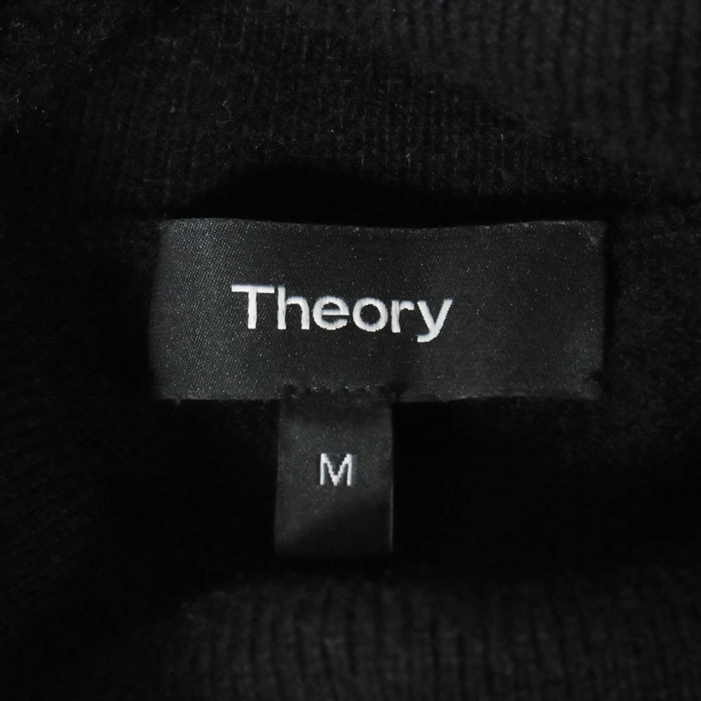theory セオリー 02-9301709 VILASS CASHMERE3 カシミヤ100％ タートルネック セーター ニット ブラック系 M【中古】