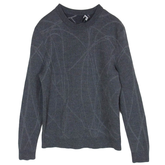 theory セオリー 02-6103016 VELOS JQ ウール100％ ニット セーター グレー系 L【中古】