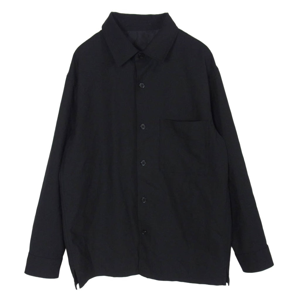 theory セオリー 23AW 02-3309003 CLYFFORD A BOND WOOLTWILL シャツ ジャケット ブラック系 XS【中古】