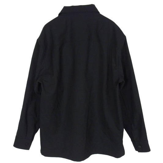 theory セオリー 23AW 02-3309003 CLYFFORD A BOND WOOLTWILL シャツ ジャケット ブラック系 XS【中古】