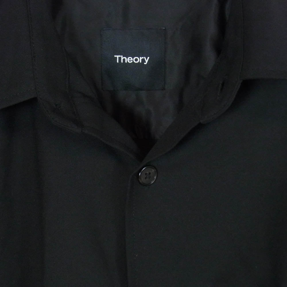 theory セオリー 23AW 02-3309003 CLYFFORD A BOND WOOLTWILL シャツ ジャケット ブラック系 XS【中古】