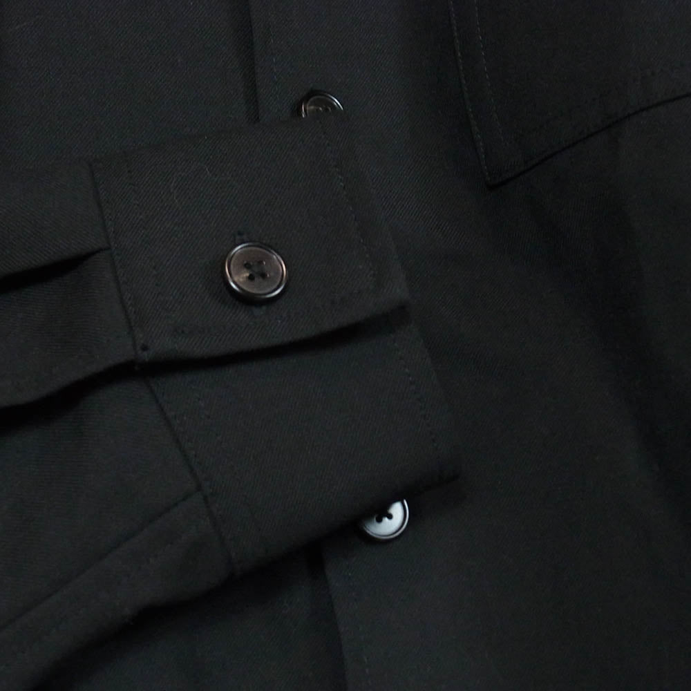 theory セオリー 23AW 02-3309003 CLYFFORD A BOND WOOLTWILL シャツ ジャケット ブラック系 XS【中古】