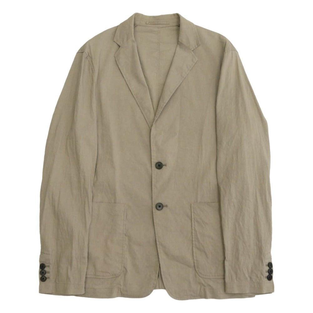 theory セオリー 22AW CLINTON PA SH A リネン混 テーラード ジャケット テーパード パンツ セットアップ ベージュ ベージュ系 S【中古】