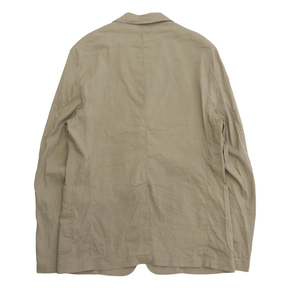 theory セオリー 22AW CLINTON PA SH A リネン混 テーラード ジャケット テーパード パンツ セットアップ ベージュ ベージュ系 S【中古】