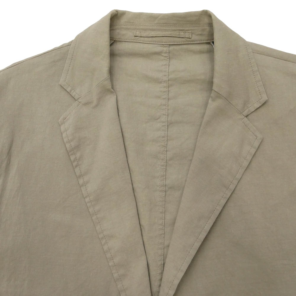theory セオリー 22AW CLINTON PA SH A リネン混 テーラード ジャケット テーパード パンツ セットアップ ベージュ ベージュ系 S【中古】