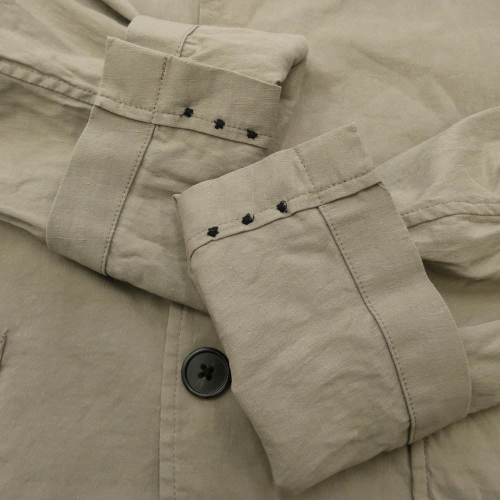 theory セオリー 22AW CLINTON PA SH A リネン混 テーラード ジャケット テーパード パンツ セットアップ ベージュ ベージュ系 S【中古】