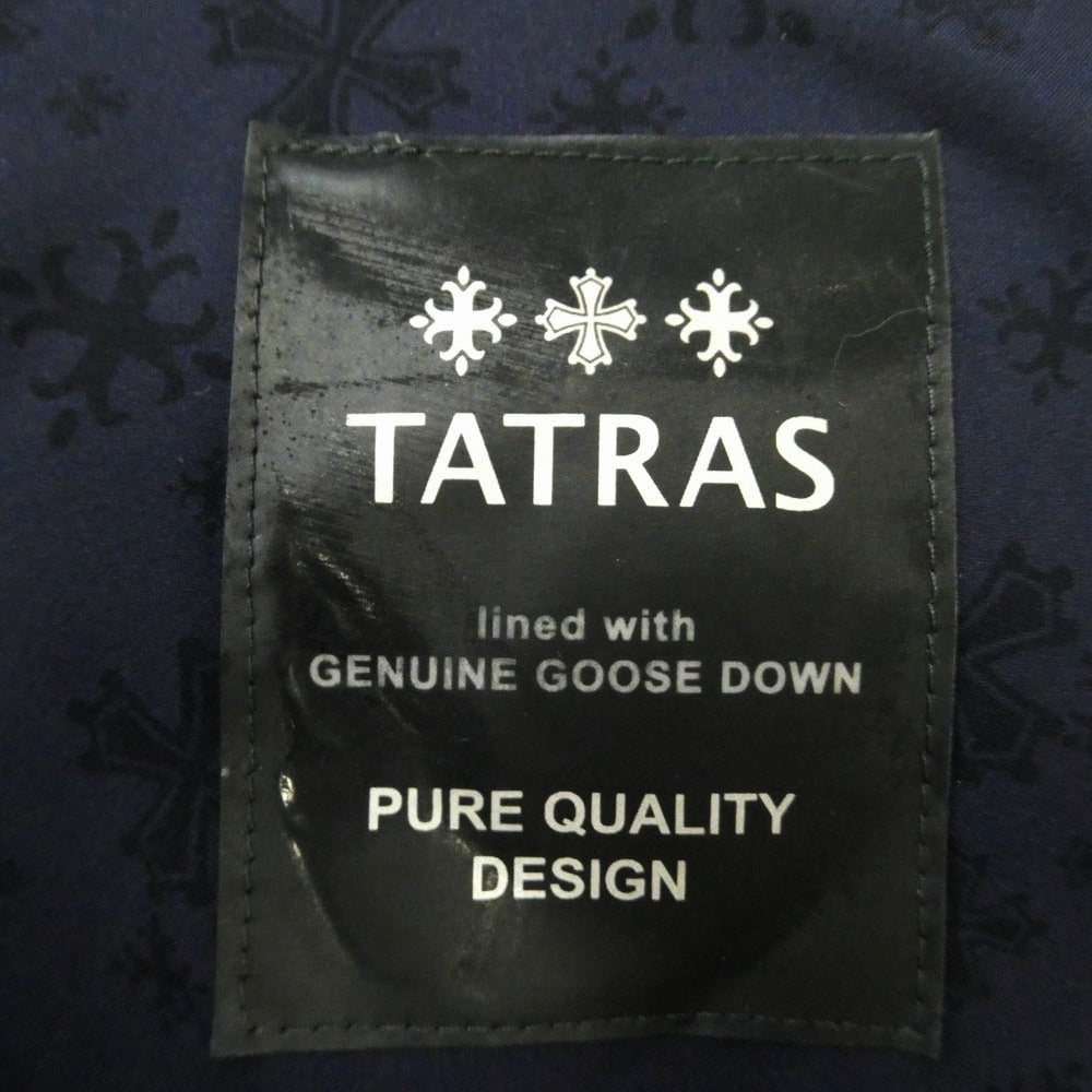 TATRAS タトラス MTA7ES4299 ウール フーデッド ダウン ベスト グレー系 175/96A【中古】