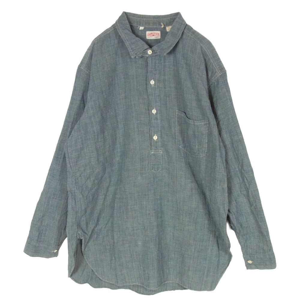 Levi's リーバイス PC9-34497-0004 LVC Vintage Clothing SUN SET ヴィンテージ クロージング サンセット プルオーバー シャツ インディゴブルー系 M【中古】