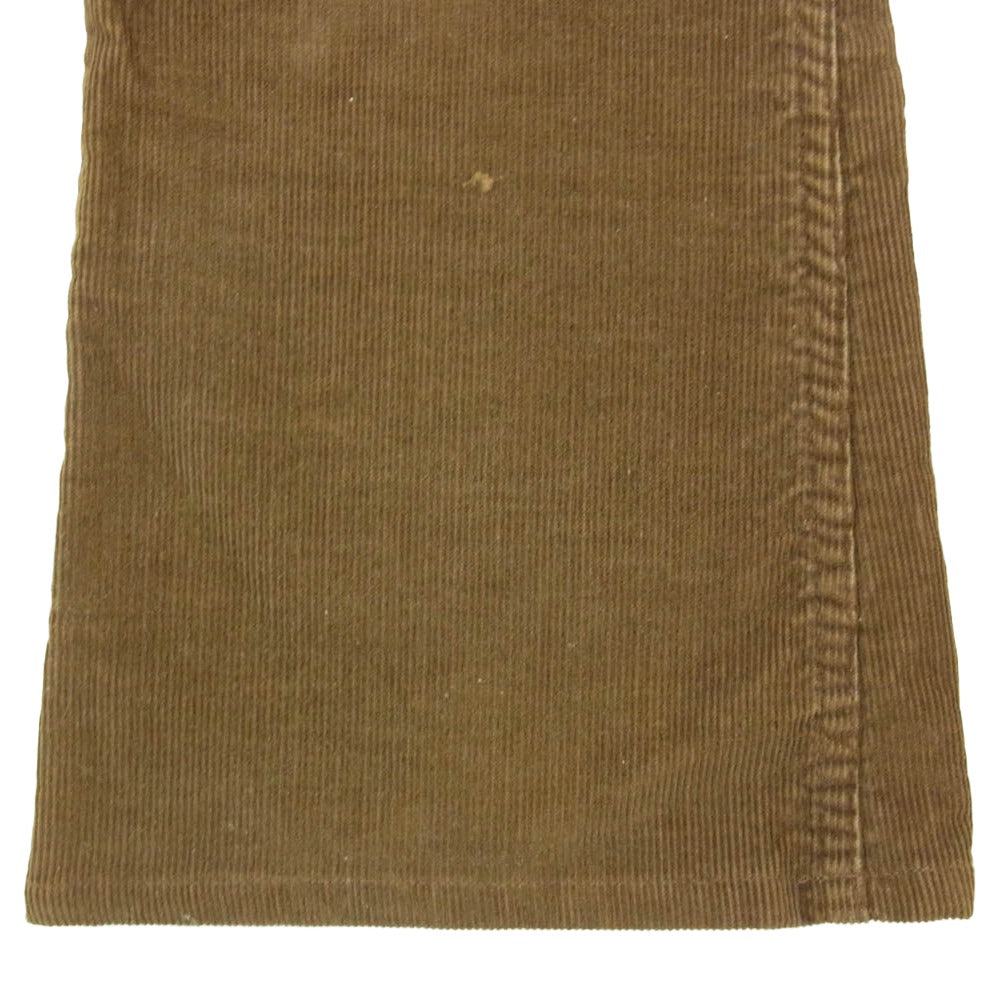 Levi's リーバイス 70s 646 42TALON コーデュロイ パンツ ブラウン系 30【中古】
