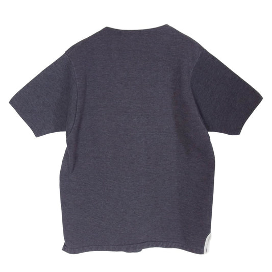 Champion チャンピオン ヴィンテージ ランタグ ヘンリーネック 半袖 スウェット ダークグレー系 L【中古】