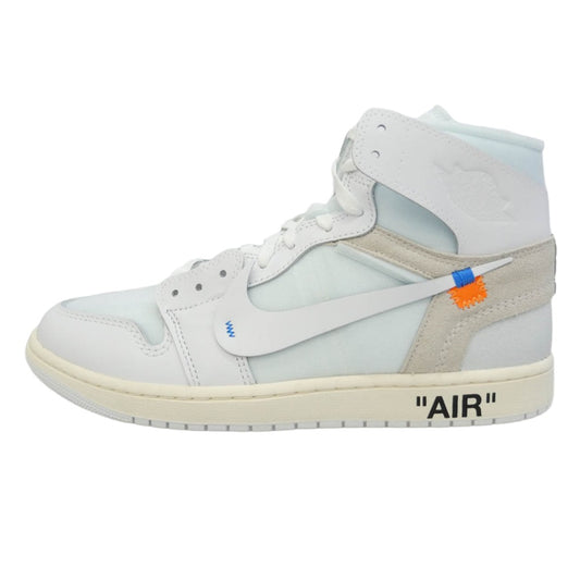 NIKE ナイキ AA3834-100 【フェイクバスターズ鑑定済】 × Virgil Abloh Archive V.A.A. ヴァージルアブローアーカイブ × Air Jordan 1 Retro High OG Alaska エアジョーダン1 レトロ ハイ OG アラスカ ハイカットスニーカー ホワイト系 29cm【新古品】【未使用】【中古】