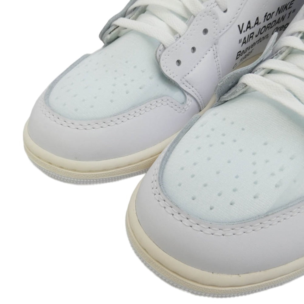 NIKE ナイキ AA3834-100 【フェイクバスターズ鑑定済】 × Virgil Abloh Archive V.A.A. ヴァージルアブローアーカイブ × Air Jordan 1 Retro High OG Alaska エアジョーダン1 レトロ ハイ OG アラスカ ハイカットスニーカー ホワイト系 29cm【新古品】【未使用】【中古】