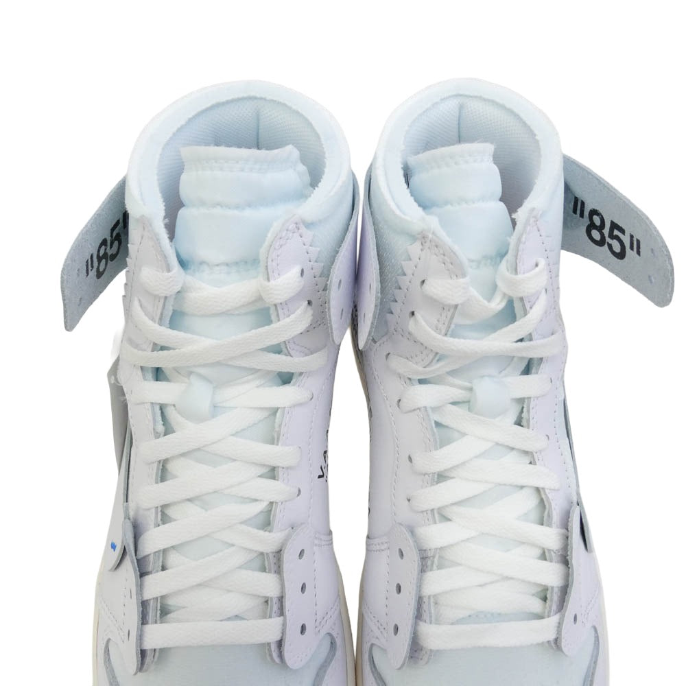 NIKE ナイキ AA3834-100 【フェイクバスターズ鑑定済】 × Virgil Abloh Archive V.A.A. ヴァージルアブローアーカイブ × Air Jordan 1 Retro High OG Alaska エアジョーダン1 レトロ ハイ OG アラスカ ハイカットスニーカー ホワイト系 29cm【新古品】【未使用】【中古】