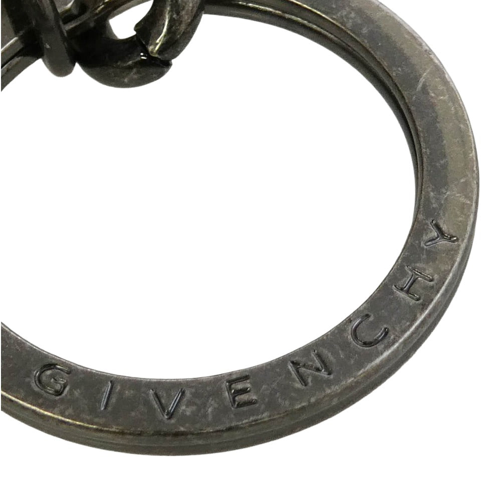 GIVENCHY ジバンシィ キーホルダー チャーム ウォレットチェーン ブラック系 シルバー系【中古】