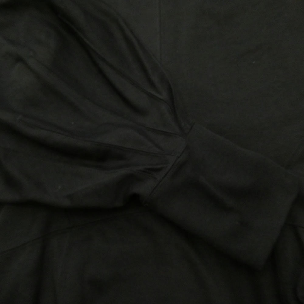 マメクロゴウチ MM23PF-JS735 Cotton Jersey Dress コットン ジャージー ドレス 長袖 ワンピース ブラック系 3【中古】