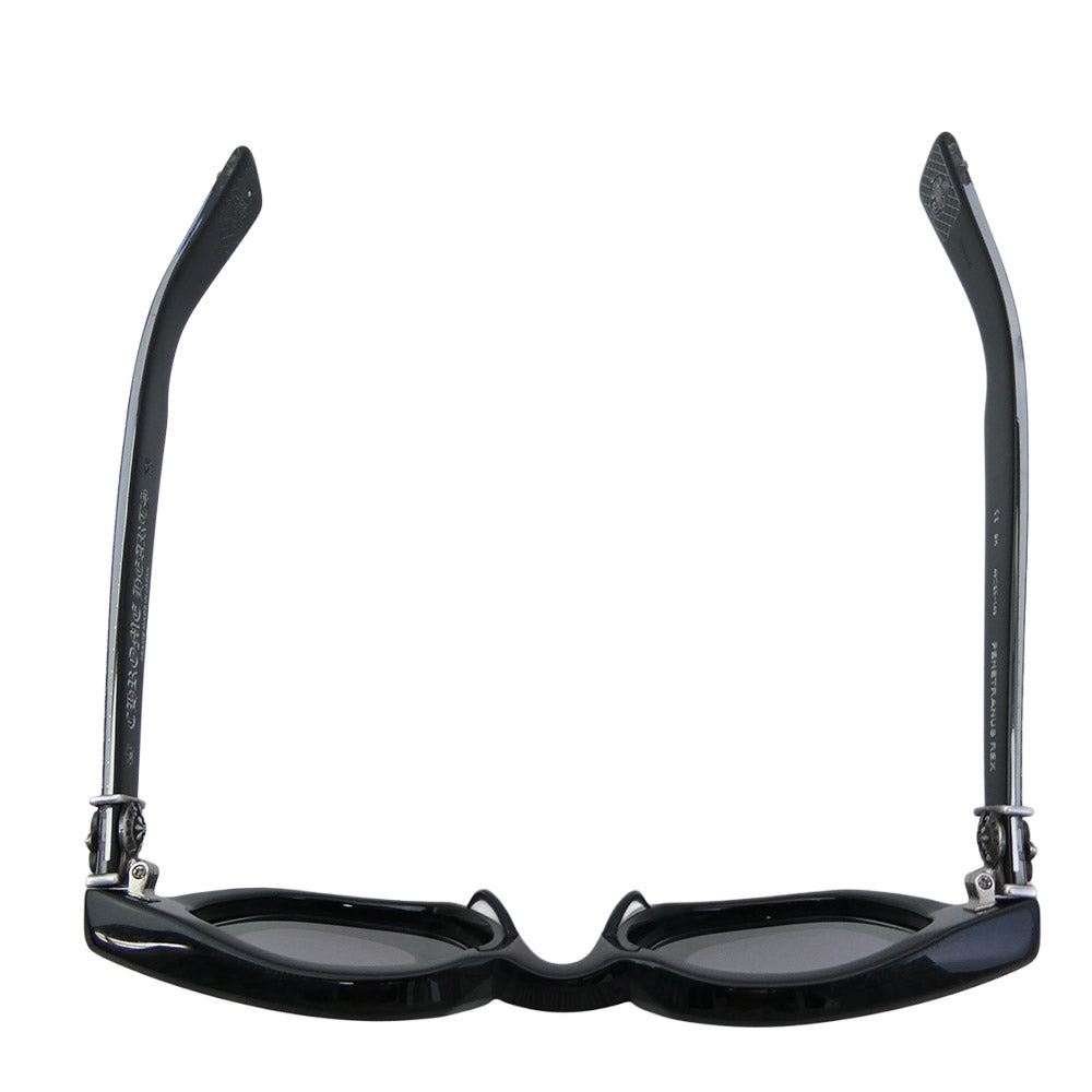 CHROME HEARTS クロムハーツ（原本無） PENETRANUS REX BSフレア ウェリントン サングラス アイウェア ブラック系 49□23-143【中古】 CHROME HEARTS クロムハーツ（原本無） PENETRANUS REX BSフレア