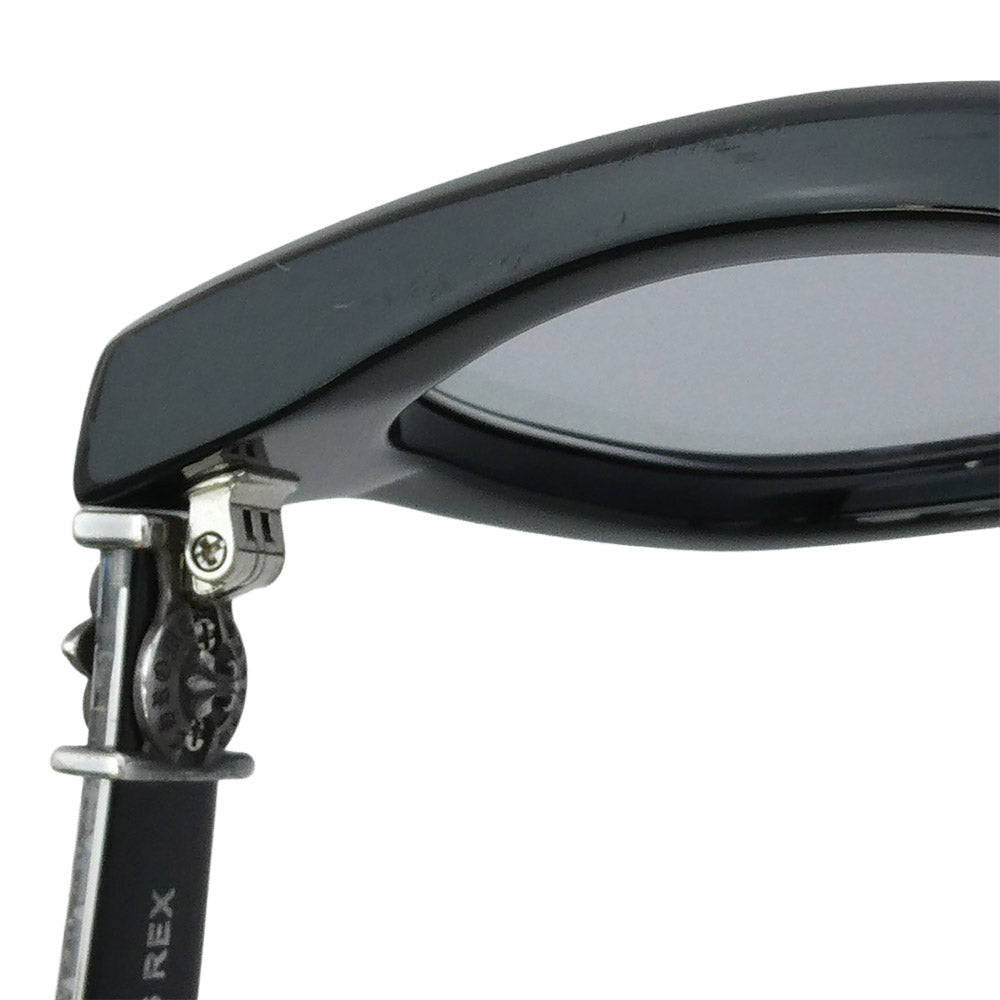 CHROME HEARTS クロムハーツ（原本無） PENETRANUS REX BSフレア ウェリントン サングラス アイウェア ブラック系 49□23-143【中古】