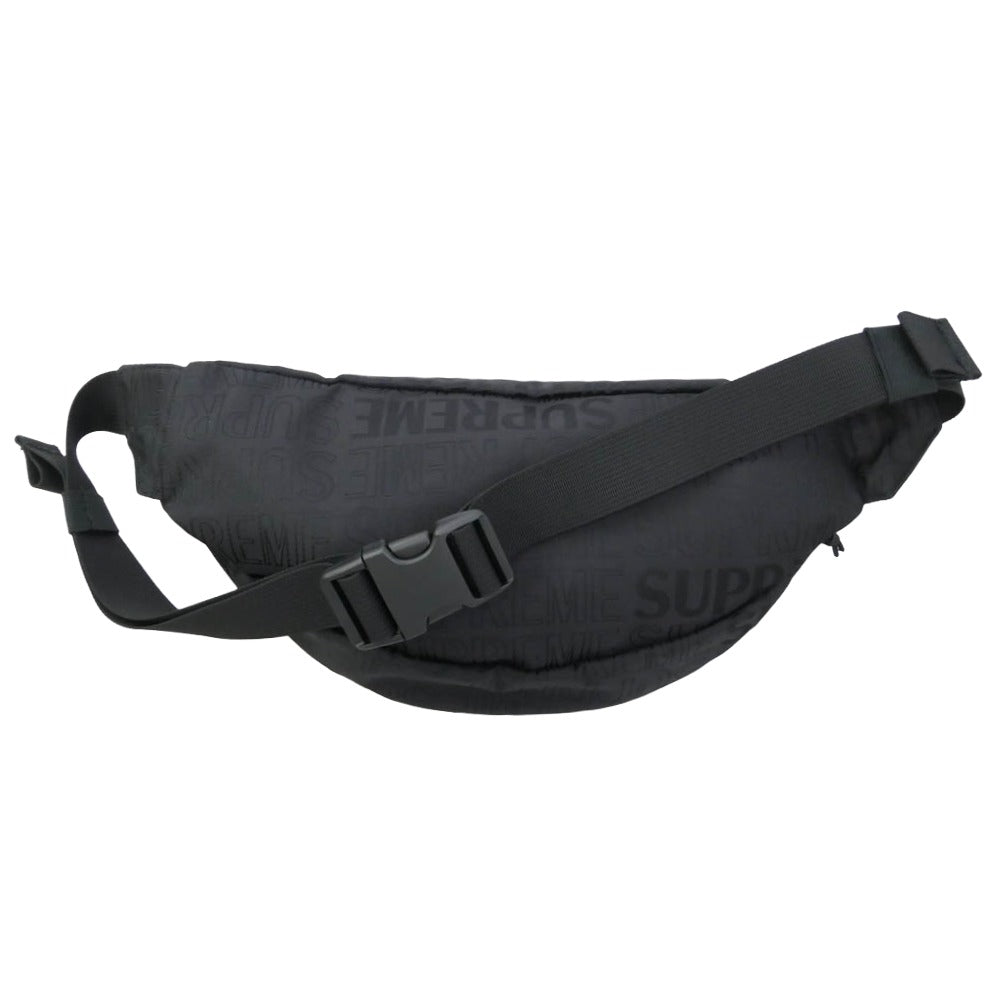 Supreme シュプリーム 19SS Waist Bag ウエストバック 総柄 ブラック系【中古】