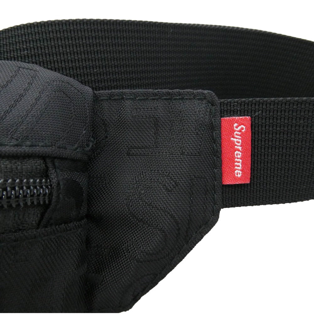 Supreme シュプリーム 19SS Waist Bag ウエストバック 総柄 ブラック系【中古】