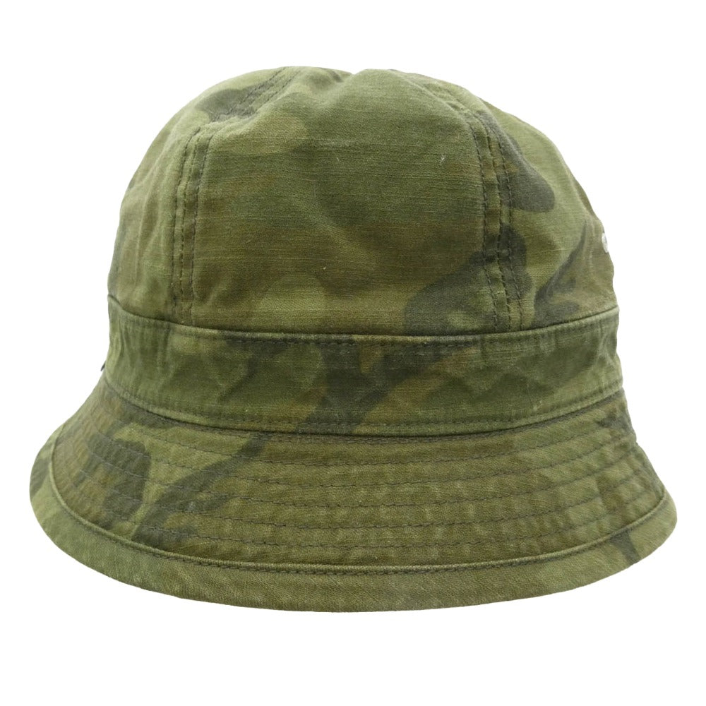 NEIGHBORHOOD ネイバーフッド 21SS 211ygnh-ht04 MIL-BALL-C / C-HAT カモ柄 ミリタリー ハット カーキ系 M【中古】