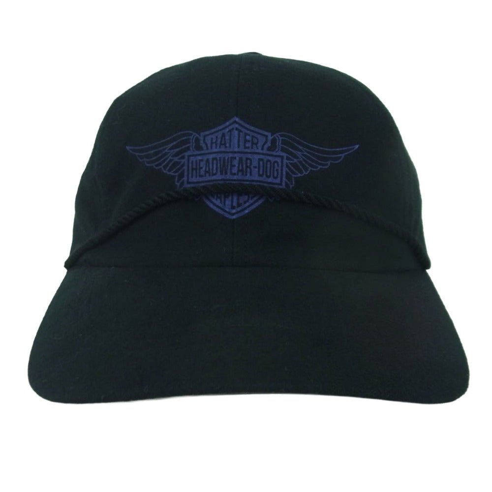THE H.W.DOG&CO. ザエイチダブリュウドッグアンドコー HD Hommage Union Cap マージュ ユニオン キャップ 帽子 ブラック系【中古】